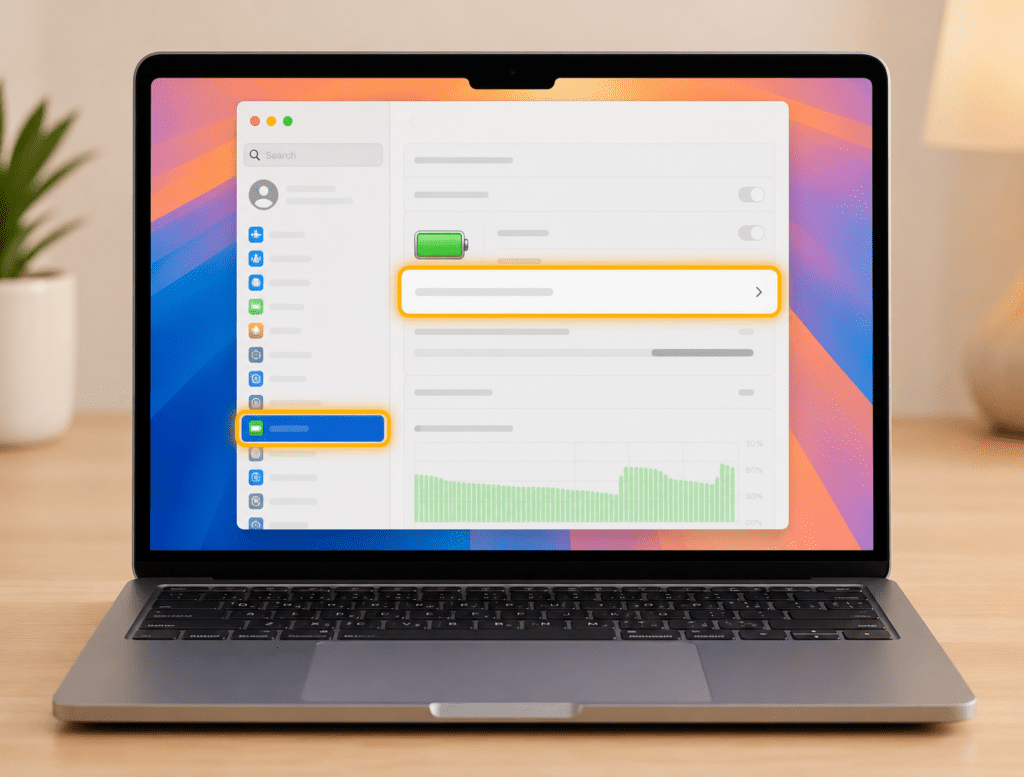 MacBook Batteriezustand in den Systemeinstellungen prüfen