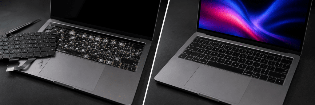 MacBook Pro Tastatur Austausch in der Sclera Werkstatt Wien