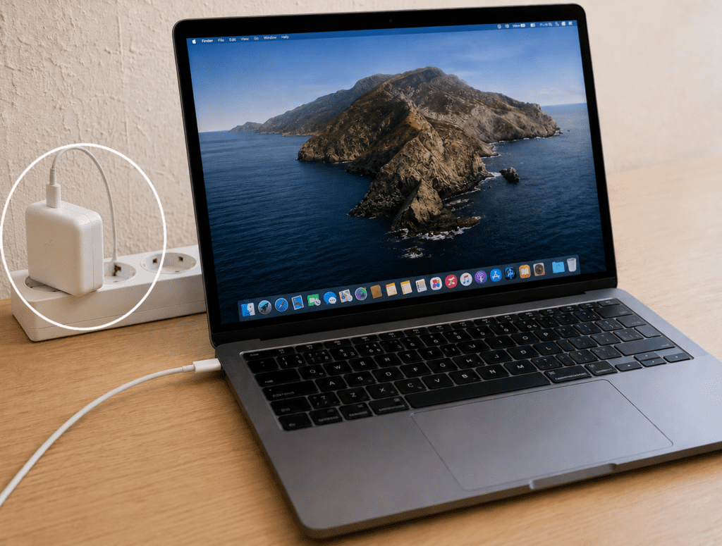 MacBook mit Original Apple Ladegerät testen