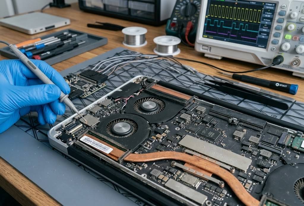 Funktionsprüfung nach MacBook SSD Upgrade