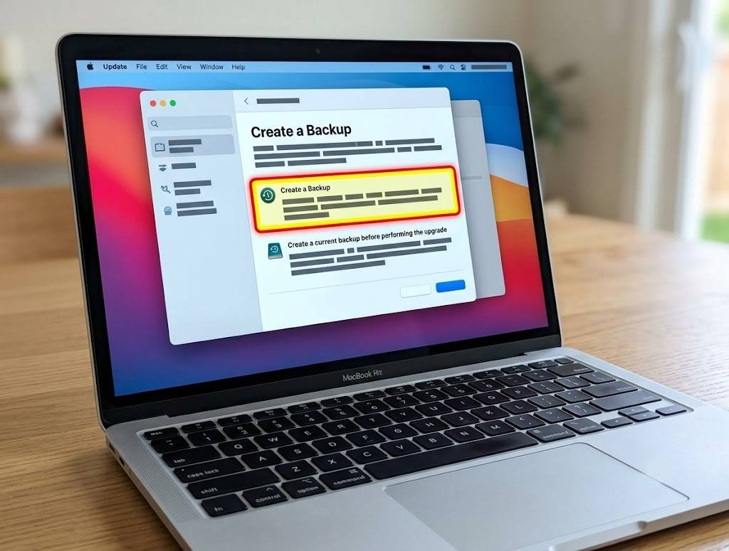 Datensicherung vor einem MacBook SSD Upgrade erstellen