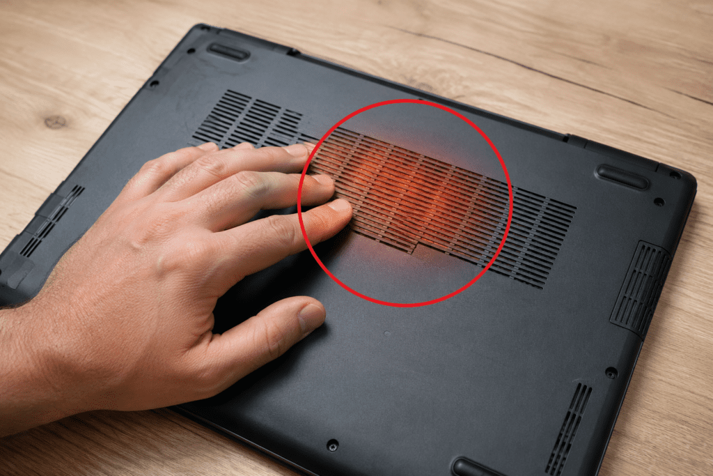 Überhitzung durch defekten MacBook Akku erkennen