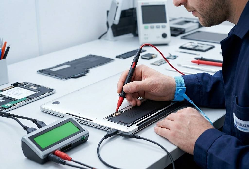 Professioneller Akku Check für MacBook in Wien