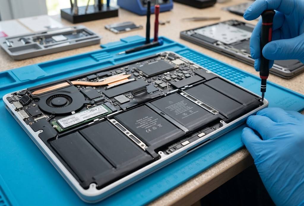MacBook Air Akku Wechsel mit Qualitätsersatzteil